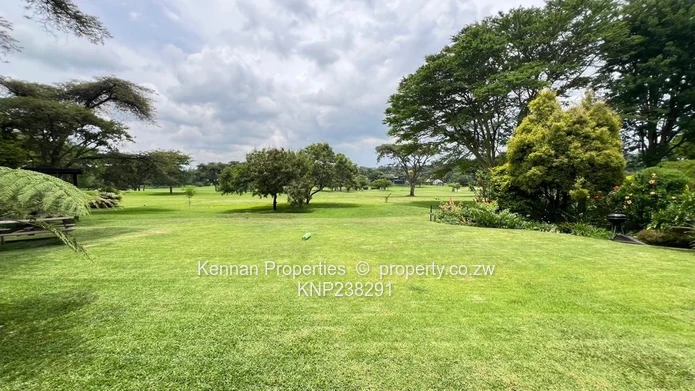 Stunning partly double storey home in Borrowdale Brooke Golf Estate overlooking the 18th Fairway. 