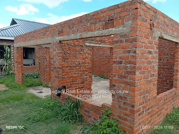 Dzivarasekwa 4-Bed Brick Shell with Verandah & Garage (Sole Mandate)