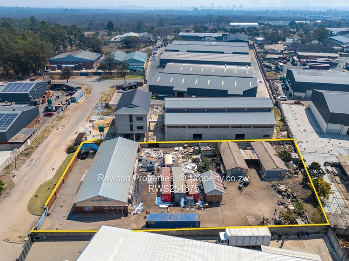 Msasa Industrial Site — 2,798m² Land, 600m² Warehouse
