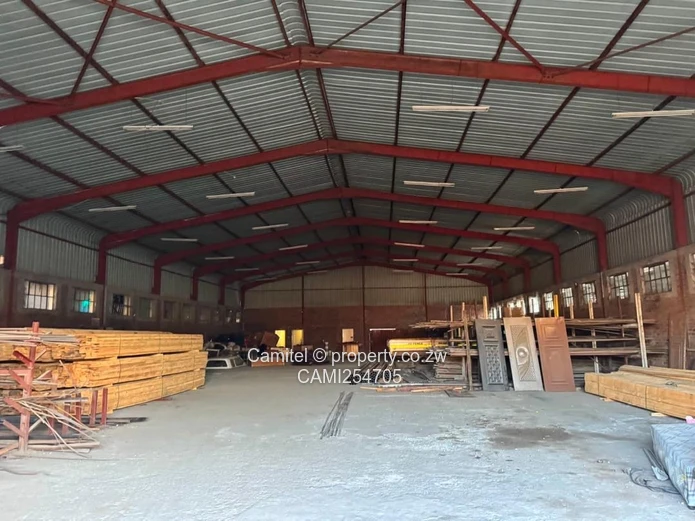 Graniteside Warehouse & Yard — 3,447 m² with Borehole,800sqm undeveloped land