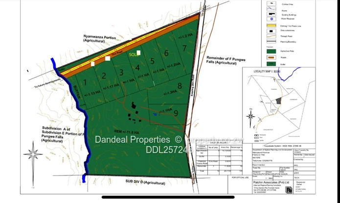 10,000 m² Stand in Nyanga — Pungwe Falls Views