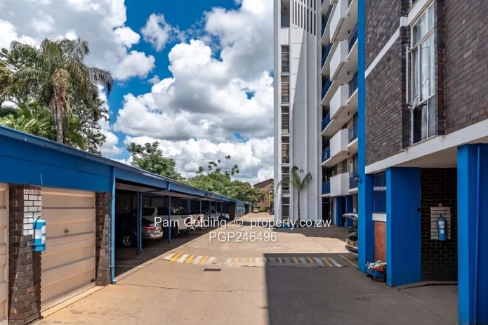 Flat overlooking golf course