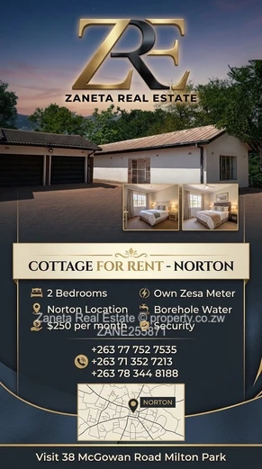 2 bed cottage for rent in Norton