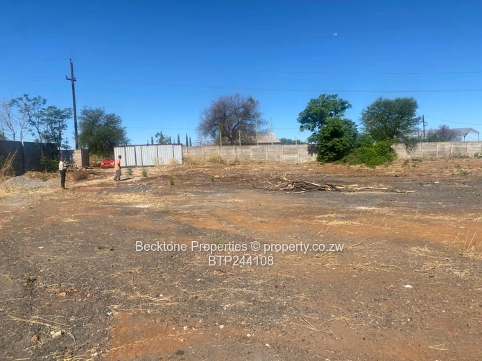 Spacious 2,420m² Walled Industrial Yard with Workshop — Bulawayo CBD