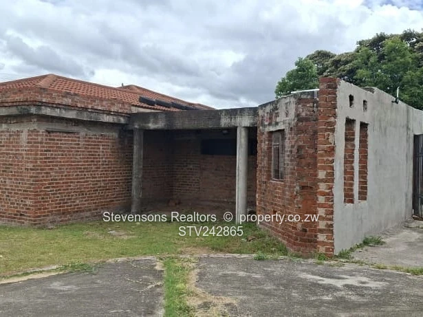 Incomplete House To Finish To Taste In Chadcombe, Harare South