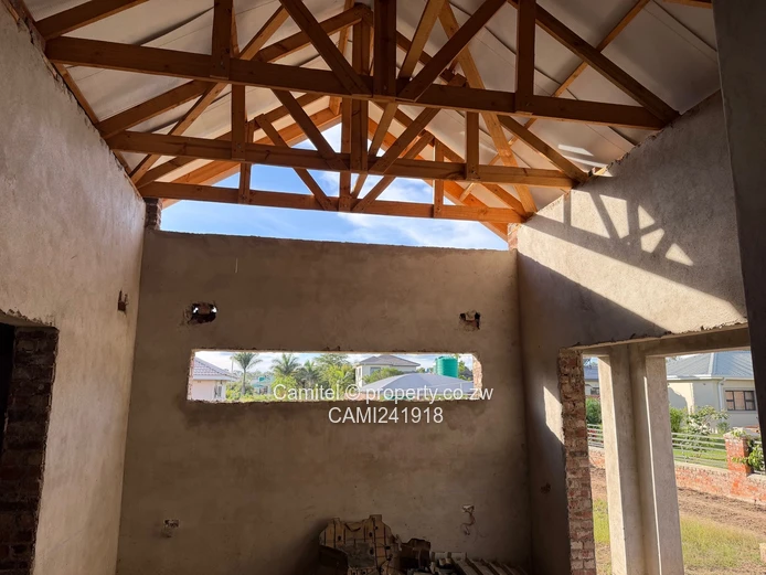 Incomplete 4 Bed double storey with a 3 bed cottage with title deed