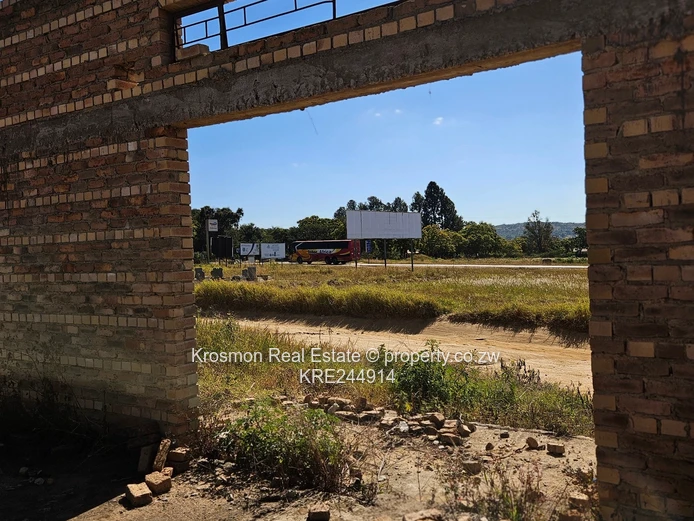 Unfinished Brick Retail Shell on mutare harare  Road — 650m²