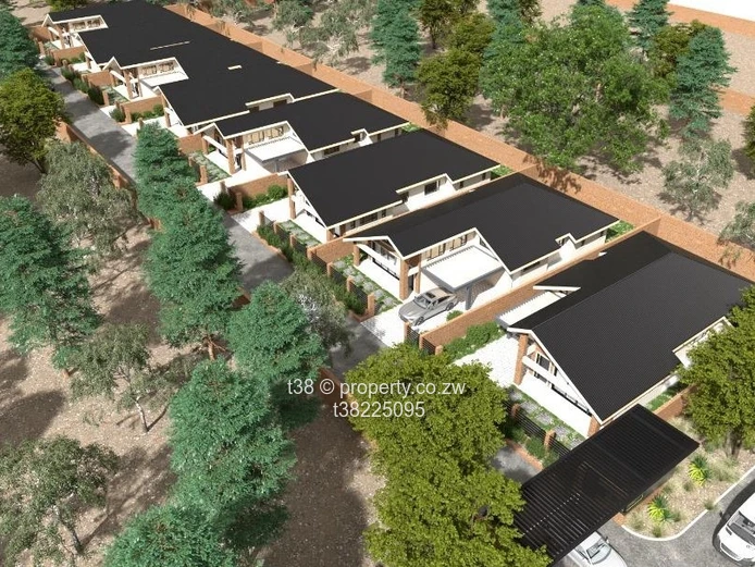 Chisipite 3-Bed Townhouse Complex - Double-Volume & Borehole