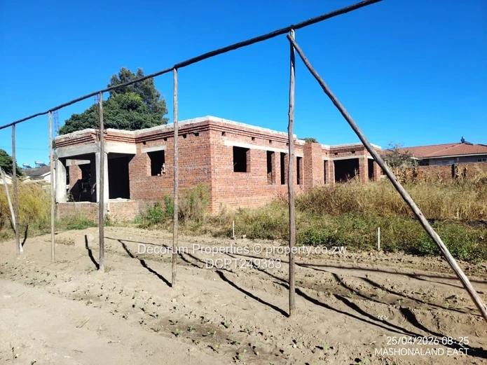 *Zimre Park – Incomplete Double Storey House For Sale*