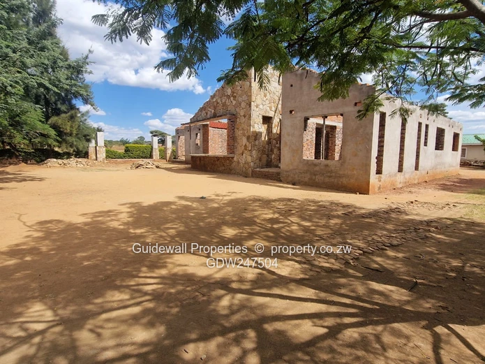 Incomplete 5 bed house at roof level and 2 cottages for sale in Norton