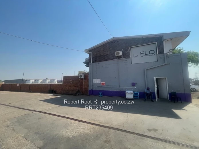 Bulk Fuel Depot With A Big RAIL SIDING