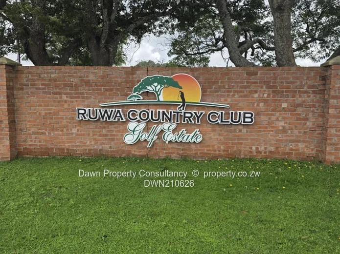 Residential stand for sale in the esteemed Ruwa Country Club