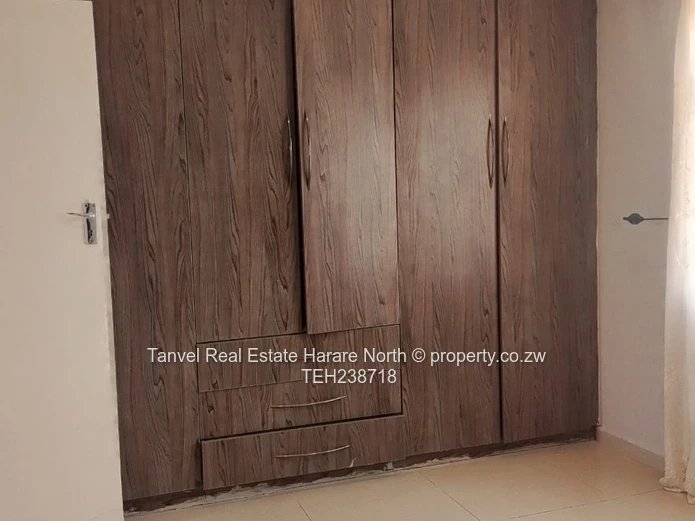 Msasa Park Available for rent is a 3 bedroom house (main bedroom with fitted wardrobe)  and * separa