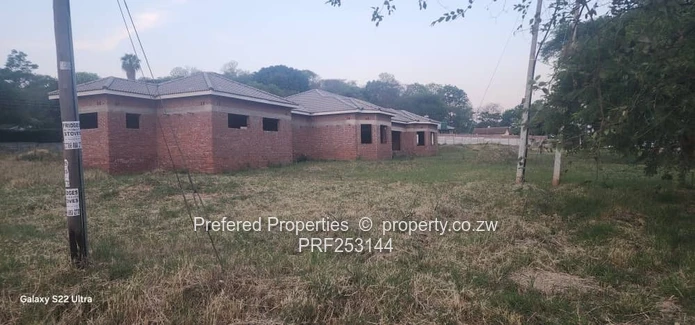 Unfinished 4-Bed Brick Home with Tiled Roof on 2,000m²