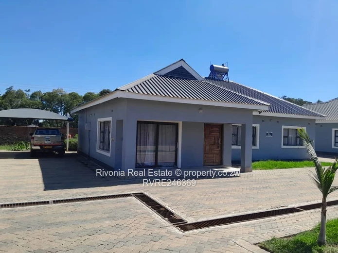 Modern 3-Bed Cluster Waterfalls Harare South — Borehole