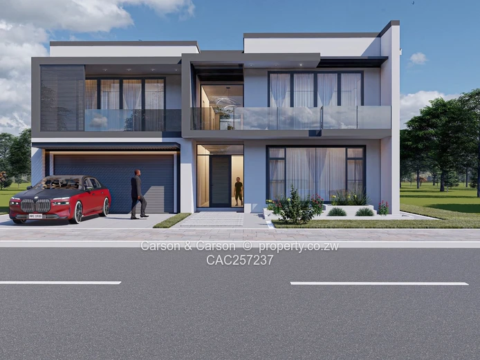 Incompl. Shell with Ultramodern Architectural Design in Erasmus Gated-community 