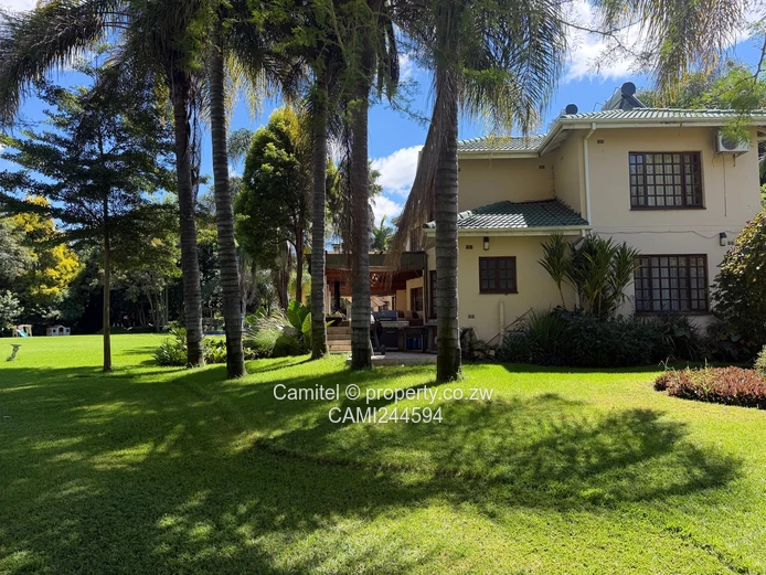 Borrowdale Brooke inside the boom 4-Bed Home with Pool, Covered Patio & Borehole (Sole Mandate)