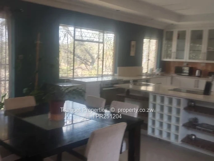 Furnished 4-Bed Glen Lorne Home with Borehole & Garden