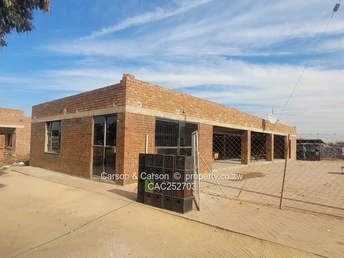 A single storey commercial building strategically lacated in the heart of Mabvuku