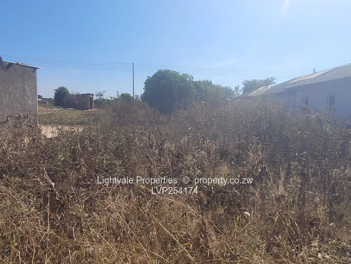Vacant stand in Glen View Extension  (Sole Mandate)