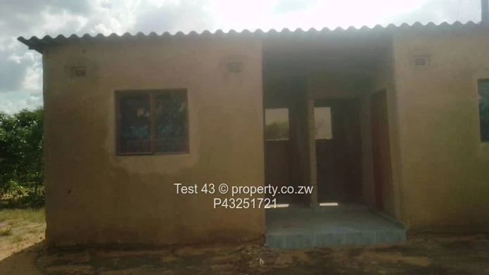 Unfinished 2-Bed Home with Fenced Yard in Chitungwiza