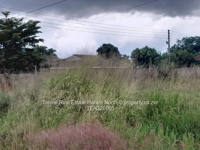 Zimre park stand on 1028 sqm in a prime location.Deeds