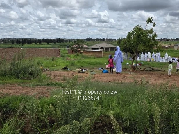 A good piece of land in a mordenly built up and upcoming suburb in Glaudina.