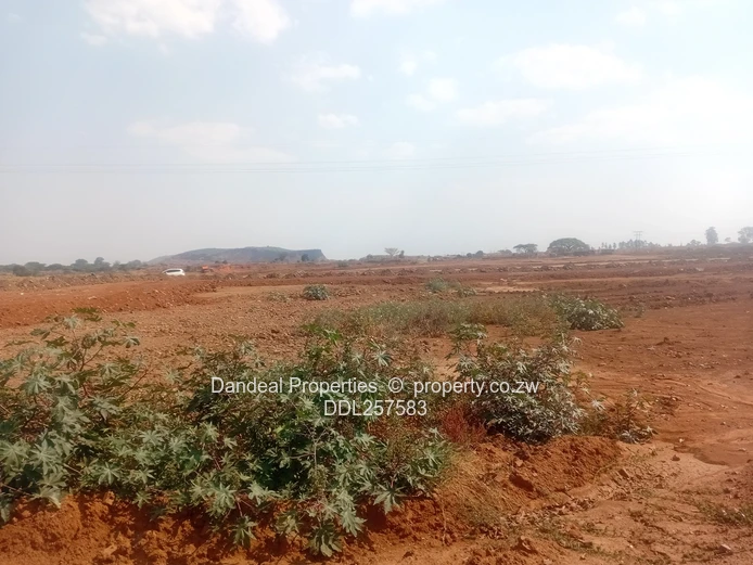 2000 m² Red-Earth Commercial/Industrial Plot — Mt Hampden, Harare West