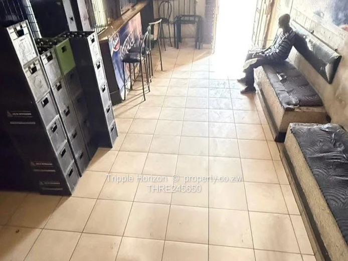 Secured Budiriro Shop  - Tiled Floor, Storage & WC