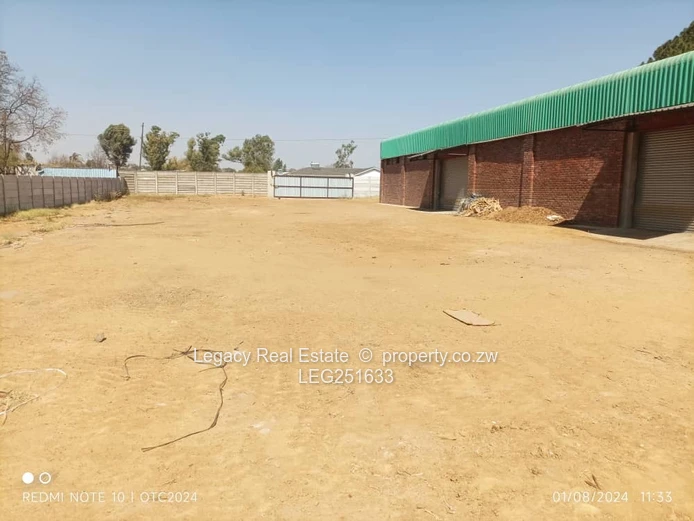 Spacious 800m² Factory on 2650m² Yard with Borehole — Prospect, Harare