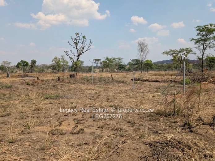 1ha Arable Farm a choice of 12 plots opposite Bulawayo rd  — Cleared Land & Road Access