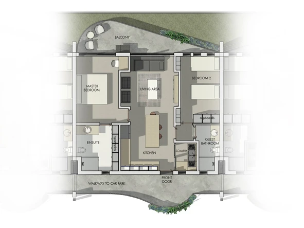 2 Bedroom Flat & Apartment