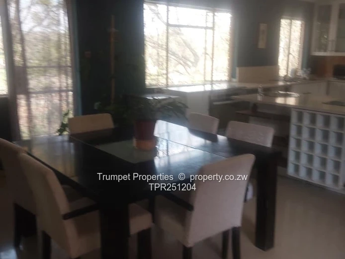 Furnished 4-Bed Glen Lorne Home with Borehole & Garden