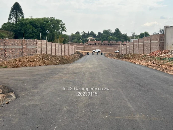 2000 sqm Walled Stand on Tarred Main Road — The Grange