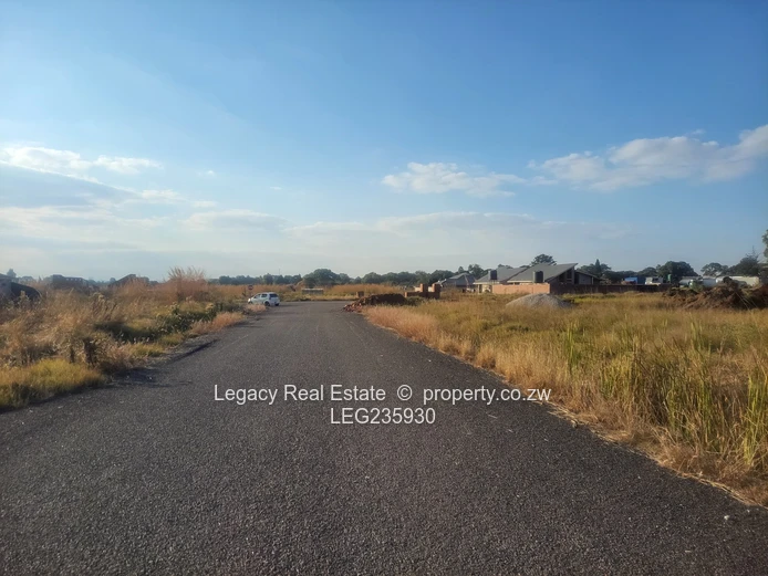 Waterfalls prospect serviced stands with Tarred Roads,Sewer Line and ZESA.