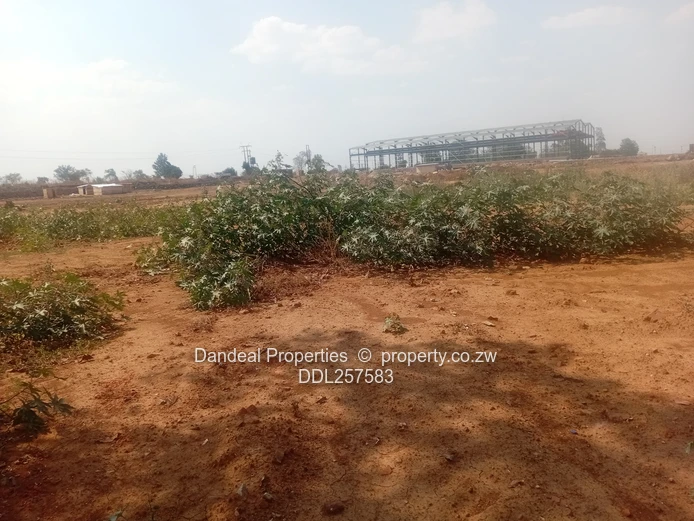 2000 m² Red-Earth Commercial/Industrial Plot — Mt Hampden, Harare West