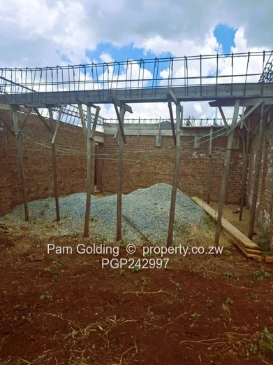 Stand with Partially built 3 Bed House