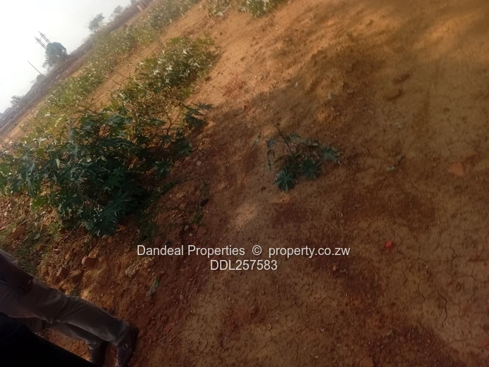 2000 m² Red-Earth Commercial/Industrial Plot — Mt Hampden, Harare West