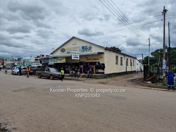 Various commercial shops in busy Bindura CBD area 
