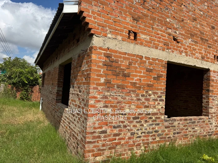 Zimre Park incomplete house with Title Deed for sale $75k 
