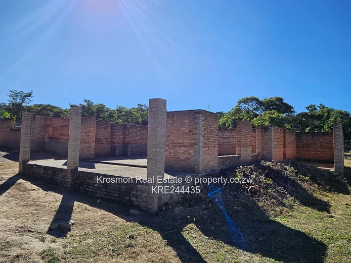Partly Built 4-Bed Brick Shell on 2,075m² – Marondera