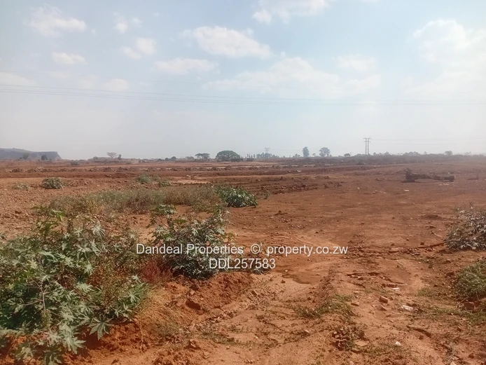 2000 m² Red-Earth Commercial/Industrial Plot — Mt Hampden, Harare West