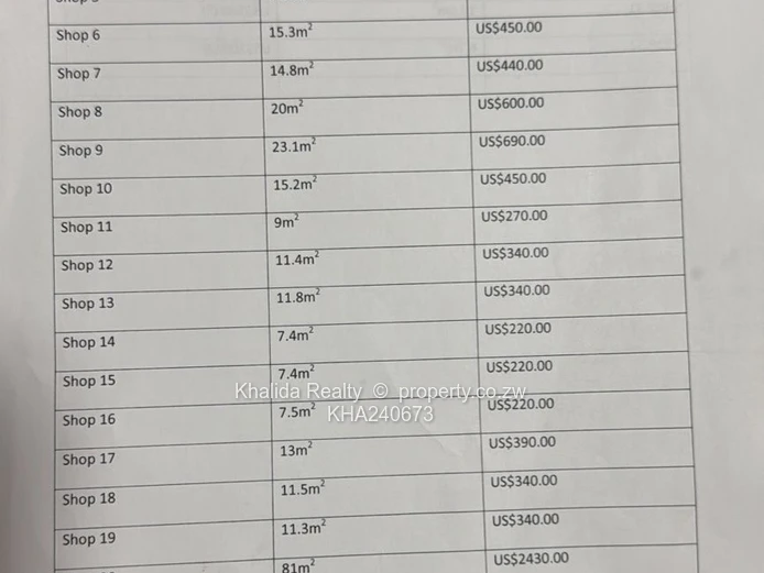 Shops/ Offices For Rent