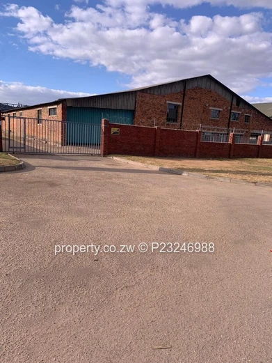 Gated Brick Warehouse/Factory in Msasa — 2,300m²