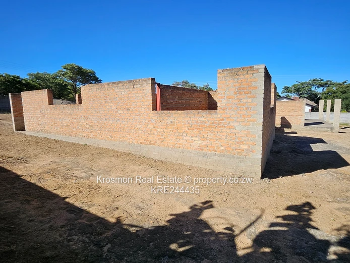 Partly Built 4-Bed Brick Shell on 2,075m² – Marondera