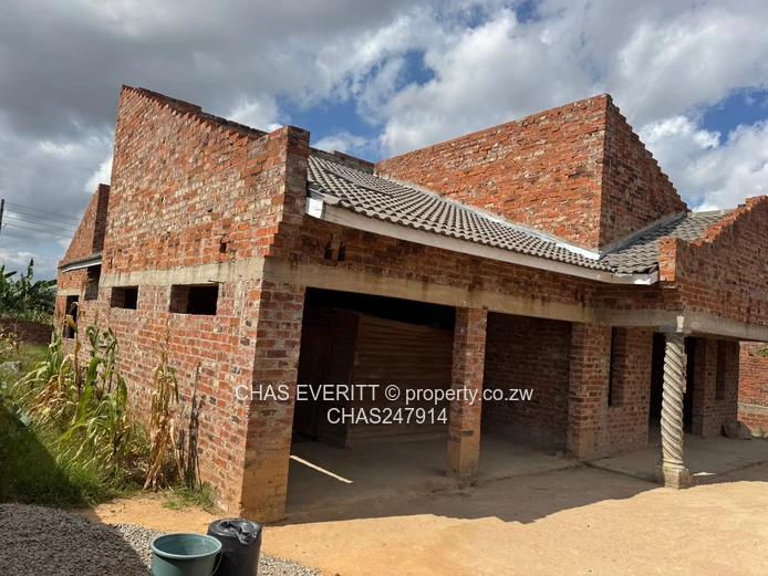Zimre Park incomplete house with Title Deed for sale $75k 