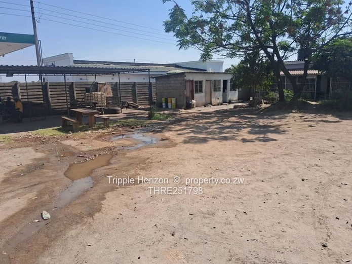 Budiriro Main Road Shop - Gated Front, Workshop & Yard