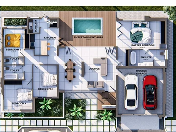 2 Unit Townhouse Complex