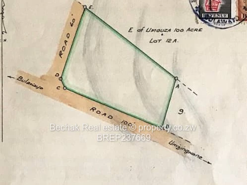 Tree-lined 3.2 Acre Arable Farm with Road Frontage — Bulawayo East