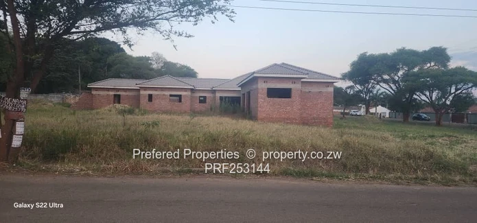 Unfinished 4-Bed Brick Home with Tiled Roof on 2,000m²